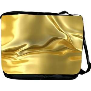  Rikki KnightTM Silky Gold Design Messenger Bag   Book Bag 