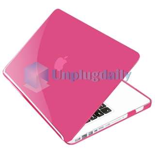 Hot Clear Pink Crystal Hard Protective Case for Macbook PRO 13 13 