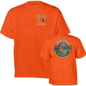  Miami Hurricanes Football Stadium Tradition T Shirt 
