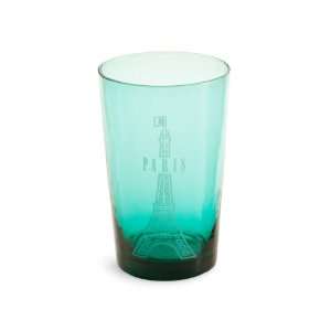  Rosanna JAdore Paris Turquoise Drinking Glass, Set of 4 