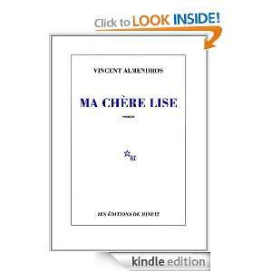 Ma chère Lise (ROMANS) (French Edition) Vincent Almendros  