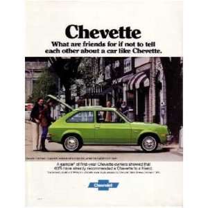  1977 CHEVROLET CHEVETTE Sales Brochure Literature Book 