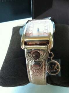 New w/Tags Michael Kors Rose Gold Leather Quartz Watch MK2248 MSRP $ 
