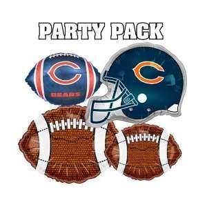  Chicago Bears Party Pack Balloons 15 Pack Sports 
