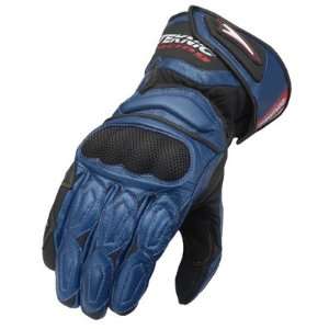  Teknic Chicane Leather Motorcycle Gloves 2011 Medium Royal 
