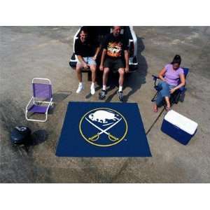 : Buffalo Sabres 5X6 ft Indoor/Outdoor Tailgater Area Rug/Mat/Carpet 
