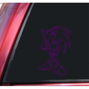  Sonic The Hedgehog Purple Vinyl Decal Sticker: Automotive