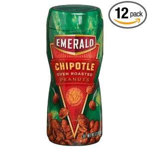Emerald Chipotle Bold Peanuts, 12 Ounce Grocery & Gourmet Food