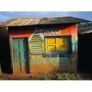 Decorated Building in the Village of Goulisoo, Oromo Area, Welega 