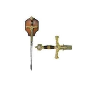  The King Solomon Sword with display plaque Sports 