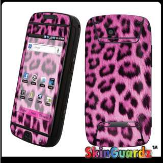Pink Cheetah Vinyl Case Decal Skin To Cover Samsung SideKick 4G  