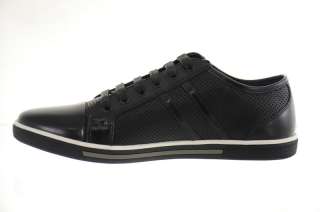   KM33865LEBLK Mens Fashion Sneakers New York Down N Up Black Leather