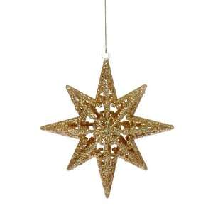   Glitter Filigree Star Of Bethlehem Christmas Ornament #2619171: Home