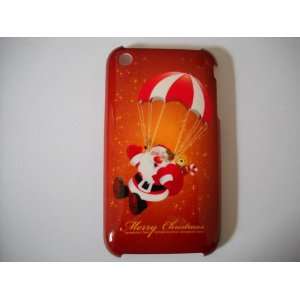   Merry Christmas Hard Case (Red) for iPhone 3G / 3GS 
