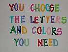 Die Cut Lollipop Letters Numbers Create Words U Need