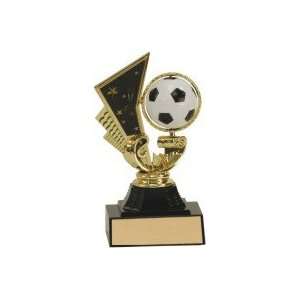  Gold Star Spinning Soccer Trophy
