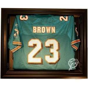  Miami Dolphins Removable Face Jersey Display Case   Black 