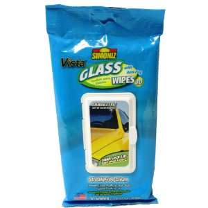 Simoniz Vista 30 PACK Glass Wipes With Anti Fog Travel Pack