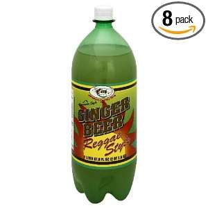 JCS Soda Ginger Beer, 67.61 Ounce (Pack of 8)  Grocery 