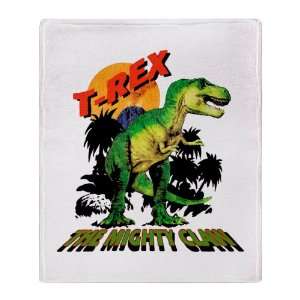   Stadium Throw Blanket T Rex Dinosaur The Mighty Claw 