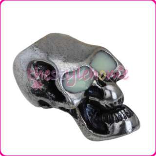 Cool Metal Gothic Skull Bead for Paracord knife lanyard  