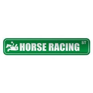   HORSE RACING ST  STREET SIGN SPORTS: Home Improvement