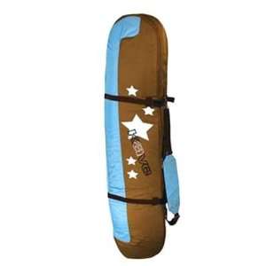  Kave Monster Snowboard Bag   Brown/Blue