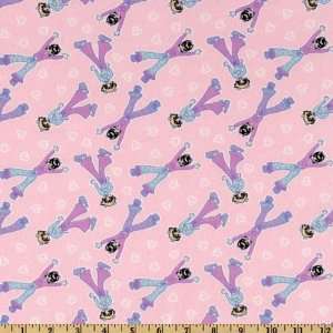  44 Wide Slumber Party Flannel Girls Pink Fabric By The 