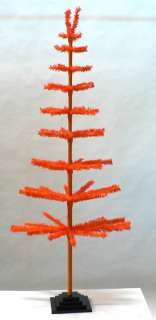 HALLOWEEN ORNAMENT DISPLAY TREE orange christmas tree  