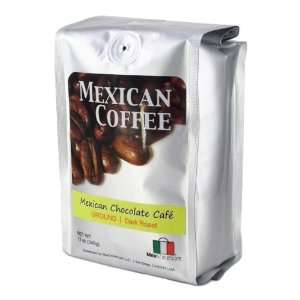 Mexican Chocolate Café   Ground Mexico Coffee with Chocolate 12 oz 