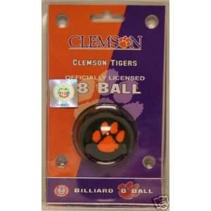 Clemson University Tigers Billiard Eight Ball 8 Ball