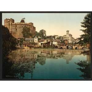    Photochrom Reprint of General view, Clisson, France