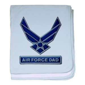  Baby Blanket Sky Blue Air Force Dad 
