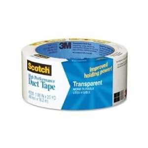  Scotch Transparent Duct Tape   Clear   MMM2120A: Office 