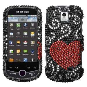  Curve Heart Diamante Protector Cover for SAMSUNG M910 
