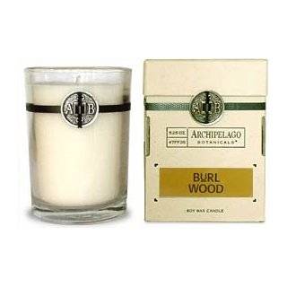   Botanicals Signature Series Soy Wax Candle Collection Burl Wood