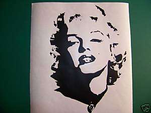 Marilyn Monroe Decal / Sticker vinyl silhouette  