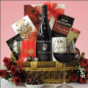 Spellbound Petite Sirah Romance or Anniversary Wine Gift Basket