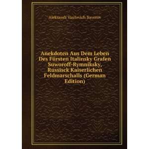   Feldmarschalls (German Edition) Aleksandr Vasilevich Suvorov Books
