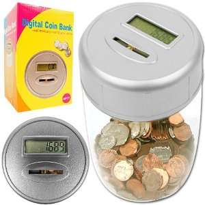    Ultimate Automatic Digital Coin Counting Bank: Toys & Games