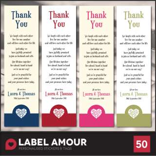   Wedding Favour Sticker Seals Labels  4 Sizes  Choose colour   009