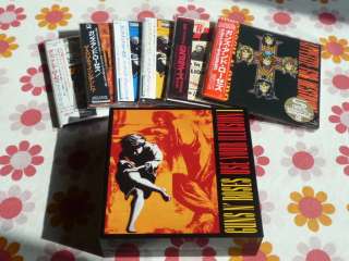 GUNS N ROSES Japan MINI LP SHM CD x 6 titles + PROMO BOX set!  