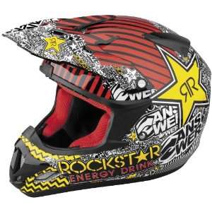 Answer Comet Motocross Helmet 2011 Rockstar Red Extra Large XL 454258