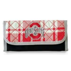  Ohio State Buckeyes Womens/Girls Quilted Wallet: Sports 