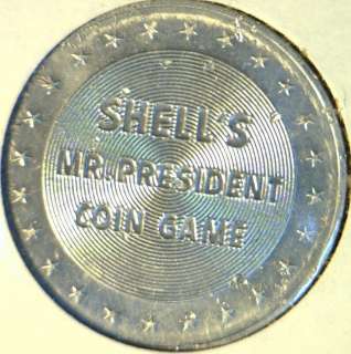   Commemorative Mr. President Shell Game Medal   Token   Coin  