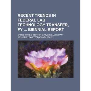  Recent trends in federal lab technology transfer, fy 