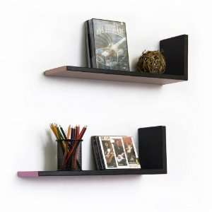  Trista   [Elegant Warm] L Shaped Leather Shelf / Bookshelf 