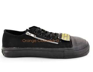   Mens Steel Toe Gothic Punk Zip Sneakers Shoes 885487014876  