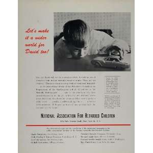 1964 Ad National Association Retarded Children David   Original Print 