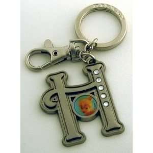  Tinker Bell Letter H Pewter Key Chain Automotive